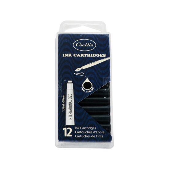 Conklin Black Cartridge Ink