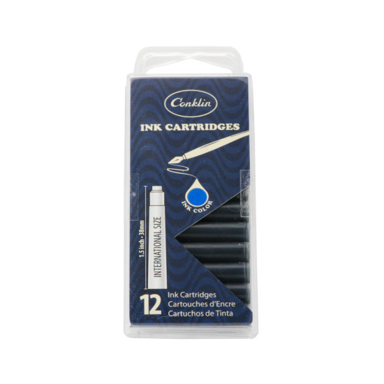 Conklin Blue-Black Cartridge Ink