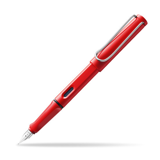 Lamy 016 safari Rosso M Penna Stilografica