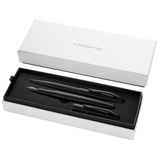 Pelikan Jazz Noble Elegance Black Fountain pen + Ballpen Set