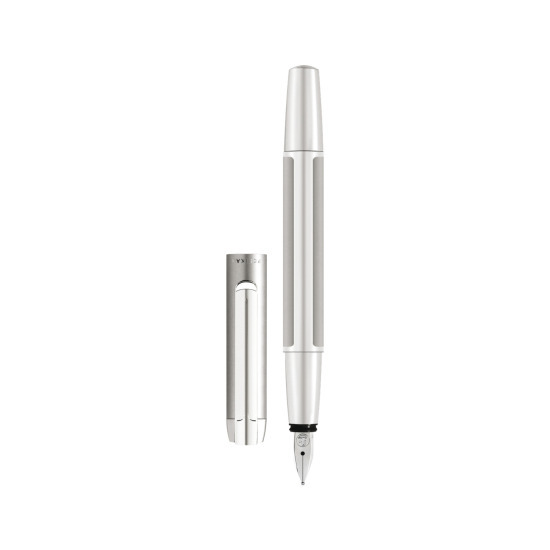 Pelikan P40 Pura "M" Argento Penna Stilografica