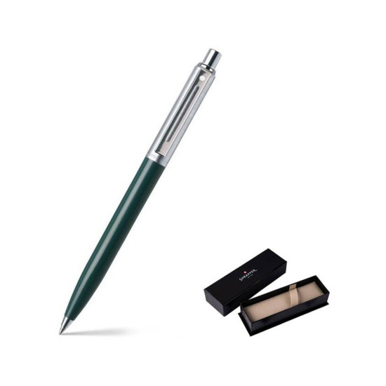 Sheaffer Sentinel Grenn and Chrome Ballpen