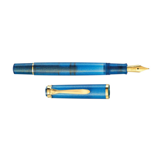 Pelikan M200 Golden Lapis Fountain Pen