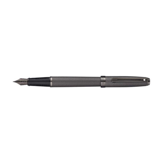 Sheaffer Prelude Black Laquer Gun Metal Fountain Pen