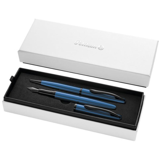 Pelikan Jazz Noble Elegance Aquamarine Fountain pen + Ballpen Set