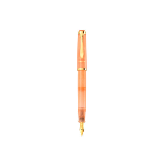 Pelikan M200 F Classic Apricot Achat Fountain Pen