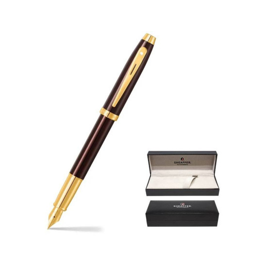 Sheaffer 100 Coffee Brown GT Fountain pen