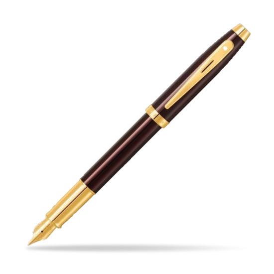 Sheaffer 100 Coffee Brown GT Fountain pen