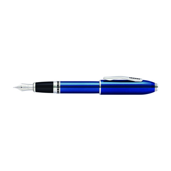 Cross Peerless Quartz Blue PVD Fountainpen