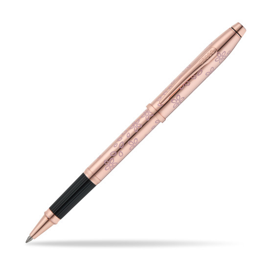 Cross Century II Cherry Blossom Rose Gold PVD Rollerball Pen