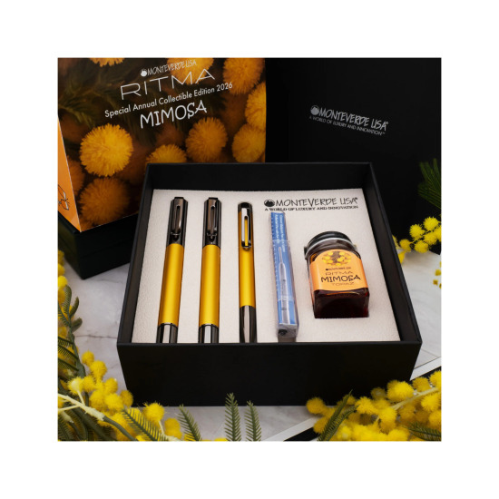 Monteverde Ritma Mimosa Yellow Gift Set