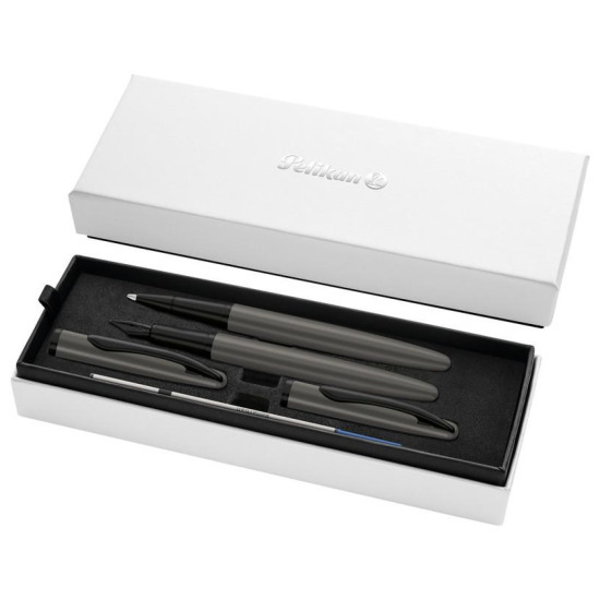 Fountain Pen and Rollerball Pen Pelikan Jazz Noble Elegance Black Set
