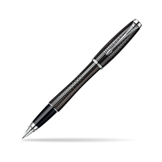 Parker Urban Premium Ebony Metal Chiselled CT Fountain Pen