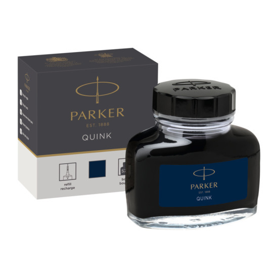 Parker Blue / Black Bottle Quink 