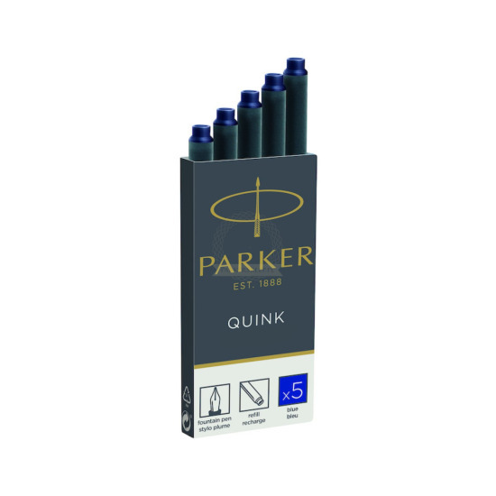 Parker Standard Blue Ink Cartridges (5 pcs)