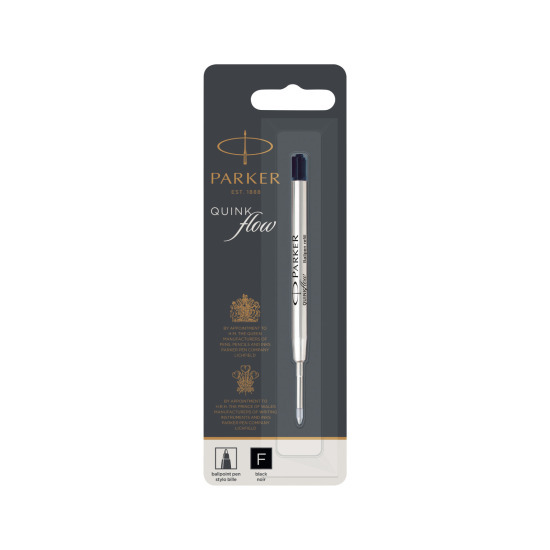 Parker QUINKflow Ballpoint Refill Black (F)