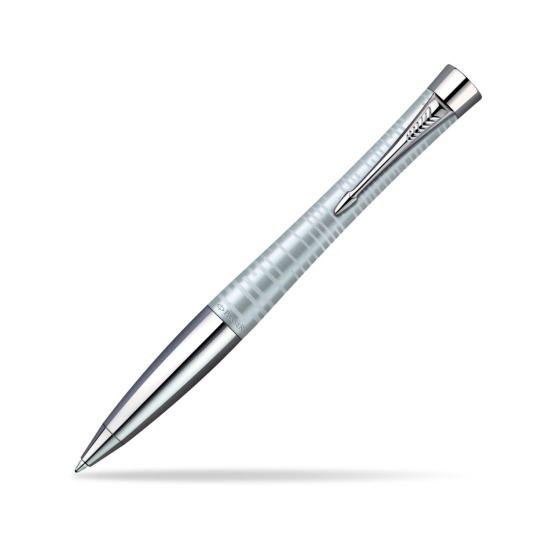 Parker Urban Premium Vacumatic Silver-Blue Pearl CT Ballpoint Pen 