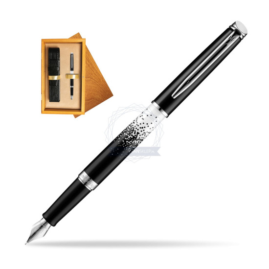 Waterman Hemisphere Ombres & Lumieres CT Fountain pen in single wooden box Honey Single Ecru