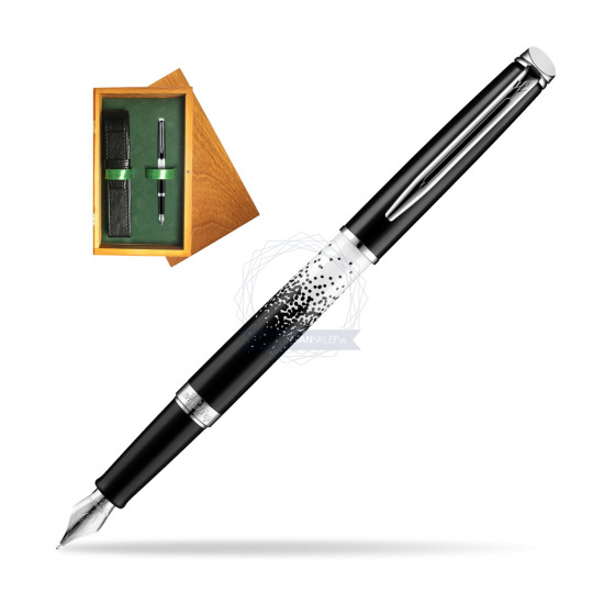 Waterman Hemisphere Ombres & Lumieres CT Fountain pen in single wooden box Honey Single Green