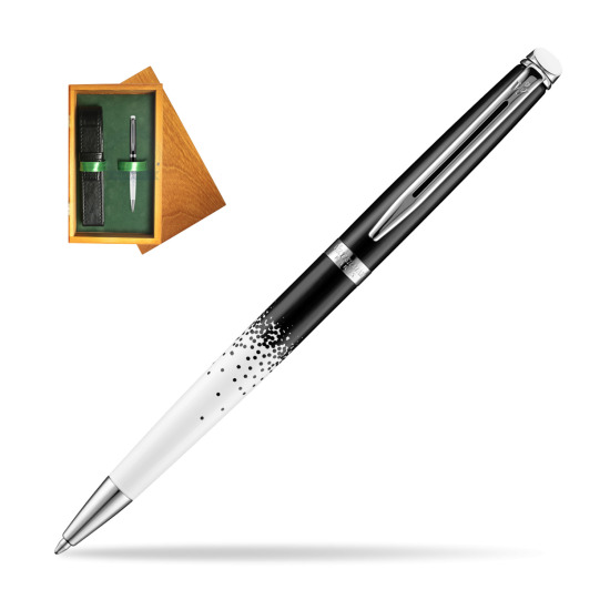 Waterman Hemisphere Ombres & Lumieres CT Ballpoint pen in single wooden box Honey Single Green