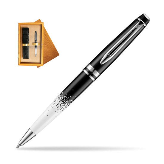 Waterman Expert Deluxe Ombres & Lumieres CT Ballpoint pen in single wooden box Honey Single Ecru