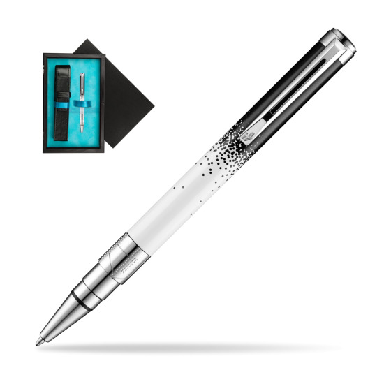 Waterman Perspective Ombres & Lumieres CT Ballpoint pen in single wooden box Black Single Turquoise