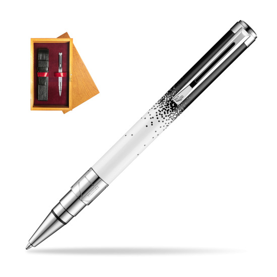 Waterman Perspective Ombres & Lumieres CT Ballpoint pen in single wooden box Honey Single Maroon