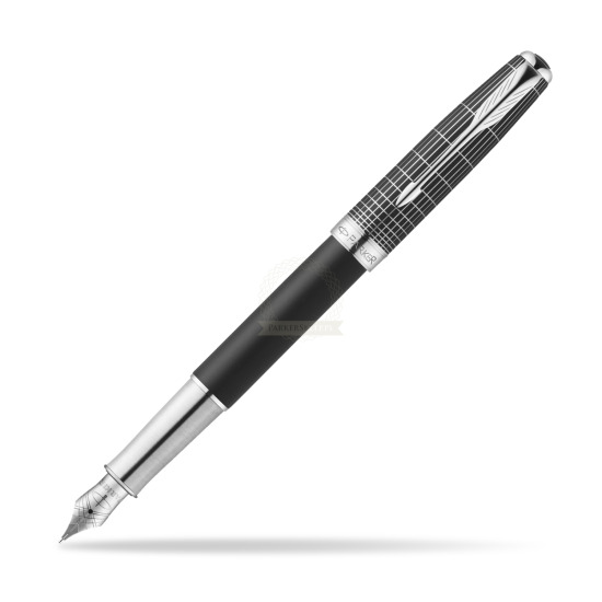 Parker Sonnet Contort Black Cisele CT Penna Stilografica