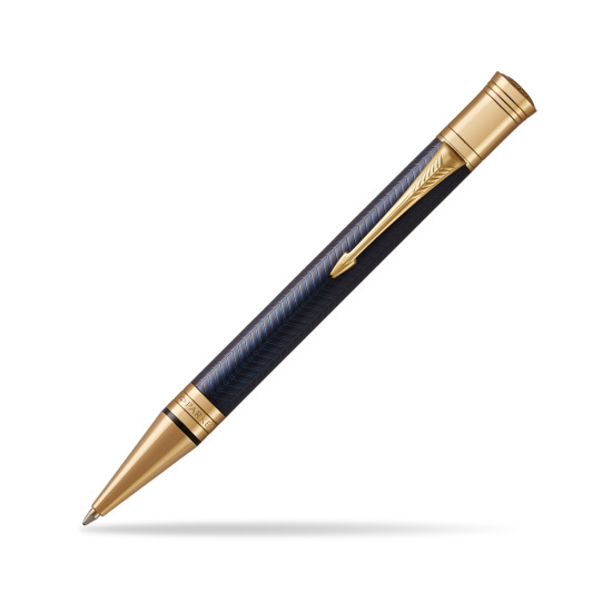 Parker Duofold Prestige Blue Chevron GT Kugelschreiber