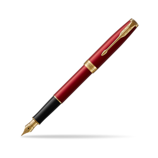 Parker Sonnet Intense Red Lacquer GT Penna Stilografica