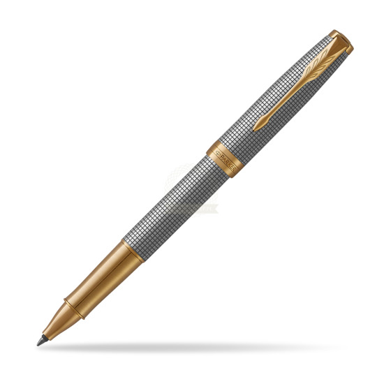 Parker Sonnet Ciselé Silver GT Rollerball Pen
