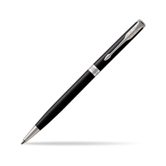 Parker Sonnet Black Lacquer Slim Ballpoint Pen CT