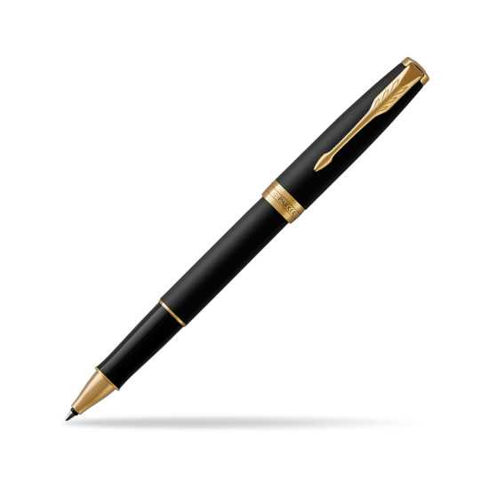 Parker Sonnet Matte Black Lacquer GT Penna Rollerball