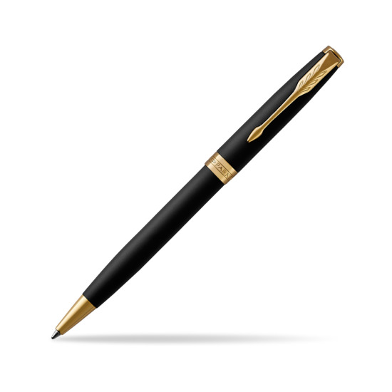 Parker Sonnet Matte Black Lacquer GT Kugelschreiber