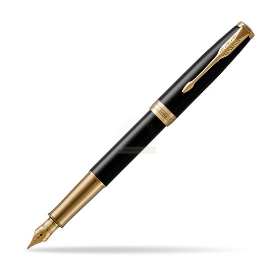 Parker Sonnet Premium Black Lacquer GT Penna Stilografica