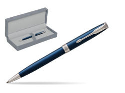 Parker Sonnet Subtle Blue CT Penna a Sfera in suede box grey