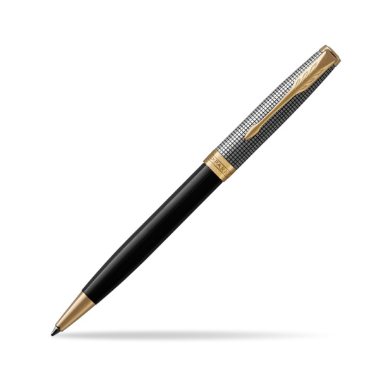 Parker Sonnet Ciselé Silver & Black GT Penna a Sfera
