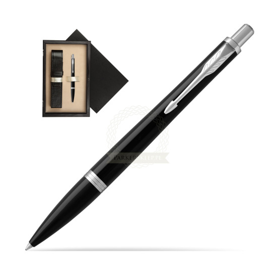 Parker Urban Black Cab CT Penna a Sfera in single wooden box Wenge Single Ecru