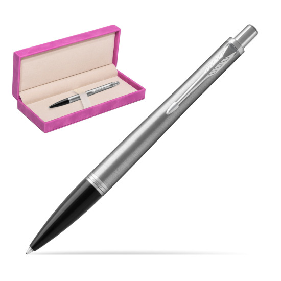 Parker Urban Metro Metallic CT Penna a Sfera in suede box fuchsia