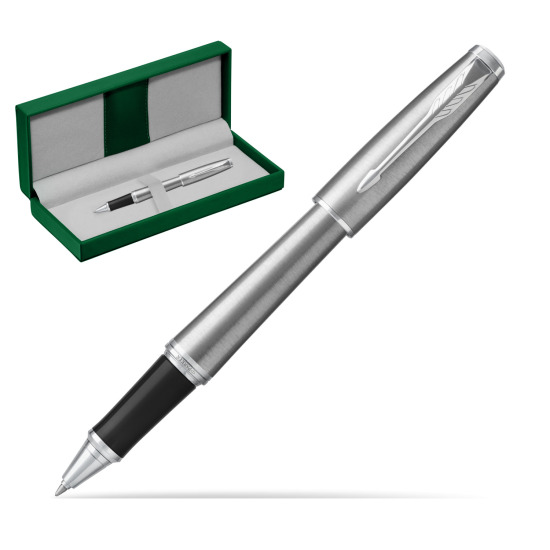 Parker Urban Metro Metallic CT Roller in the green leather box