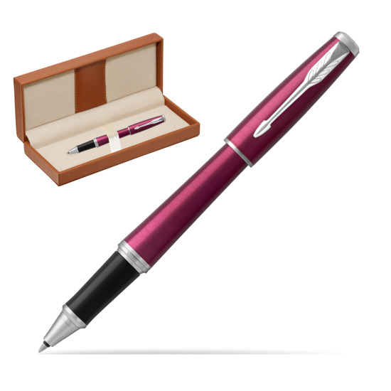 Parker Urban Vibrant Magenta CT Penna Rollerball  in classic box brown