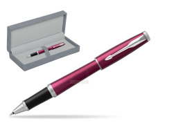 Parker Urban Vibrant Magenta CT Penna Rollerball in suede box grey