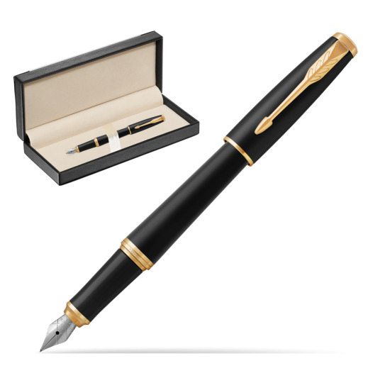 Parker Urban Muted Black GT Fountain Pen in classic box black