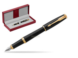 Parker Urban Muted Black GT Fountain Pen in the red leather box