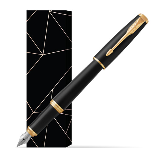 Parker Urban Muted Black GT Fountain Pen in cover Lucky