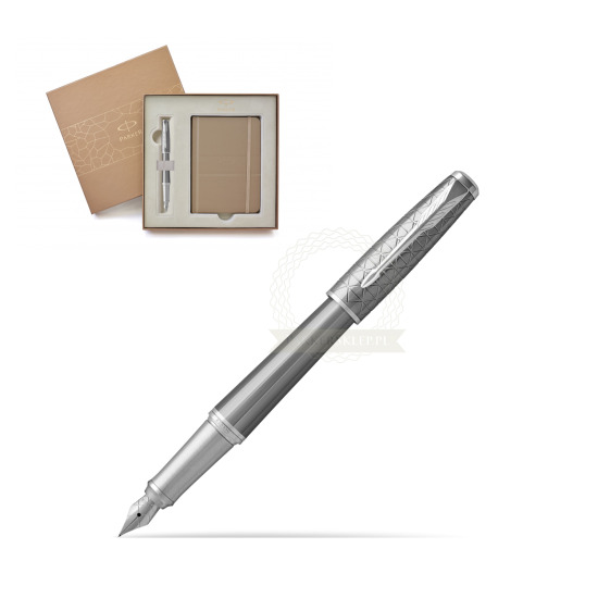 Parker Urban Premium Silvered Powder CT Fountain Pen in a Gift Box