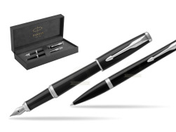 Parker Urban Black Cab CT Fountain Pen + Ballpoint Pen in a Gift Box in original Parker Prestige box
