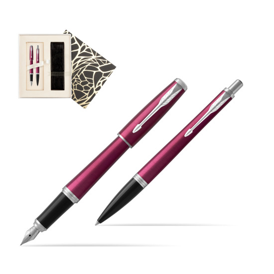 Parker Urban Vibrant Magenta CT Fountain Pen + Ballpoint Pen in a Gift Box  Standard
