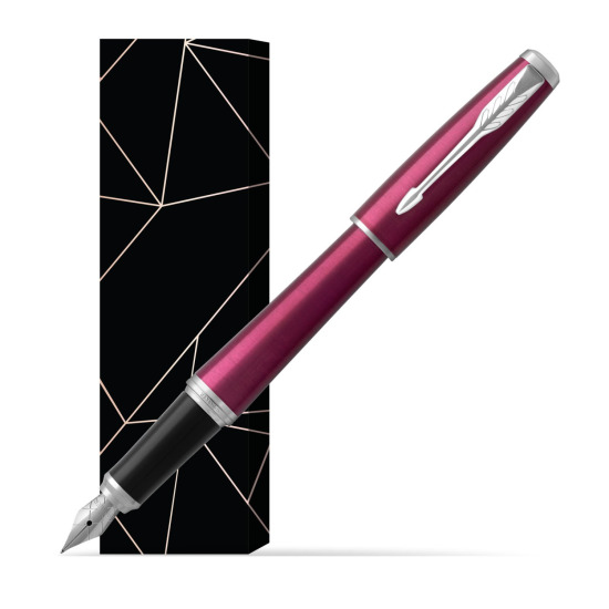 Parker Urban Vibrant Magenta CT Penna Stilografica in cover Lucky