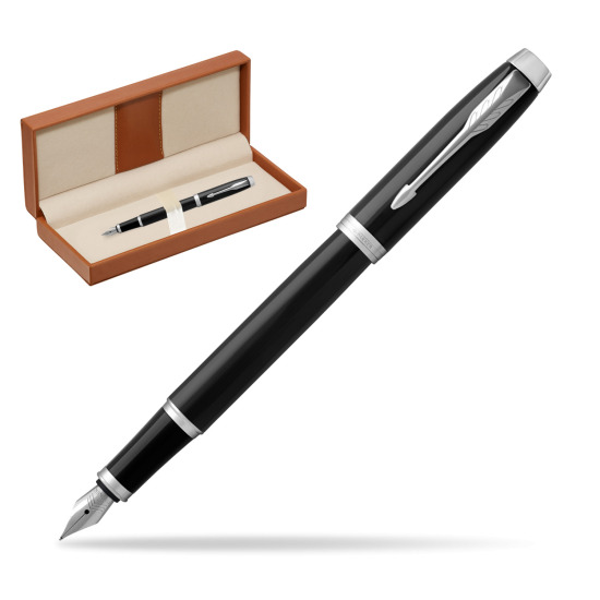 Parker IM Black CT Penna Stilografica  in classic box brown